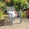Costway Patio Adirondack Chair Acacia Wood Lounge Armrest Garden Deck White\Black\Gray